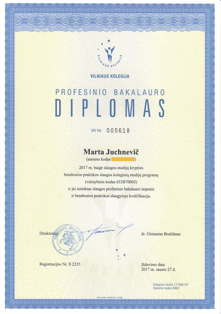 Lithuania College Degree - Diploma - Image 3