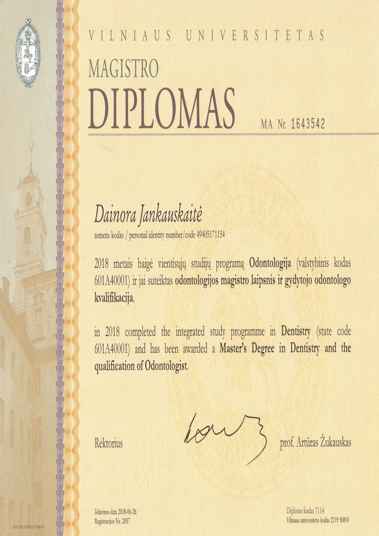 Lithuania College Degree - Diploma - Image 2