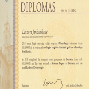 Lithuania College Degree - Diploma